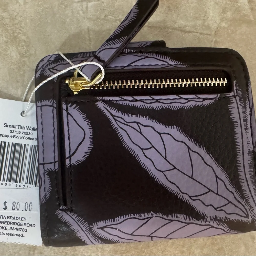 Vera Bradley Leather Tab Wallet